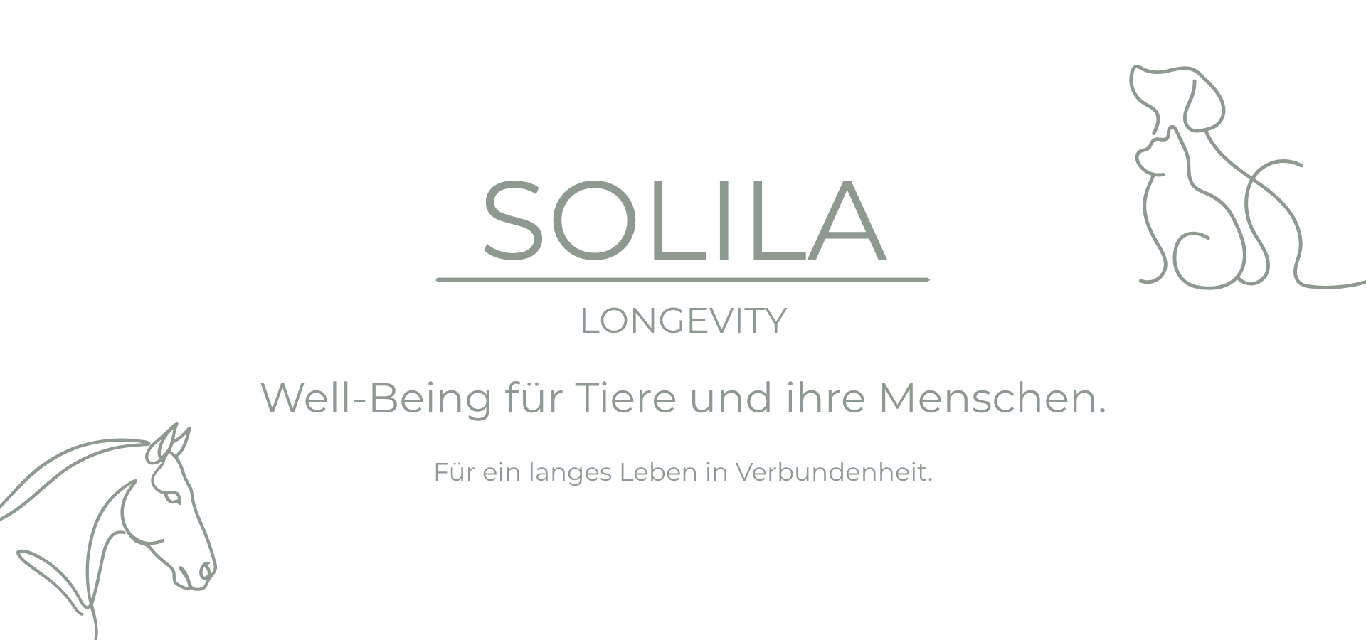 SOLILA LONGEVITY — Well-Being für Tiere und ihre Menschen. Für ein langes Leben in Verbundenheit.